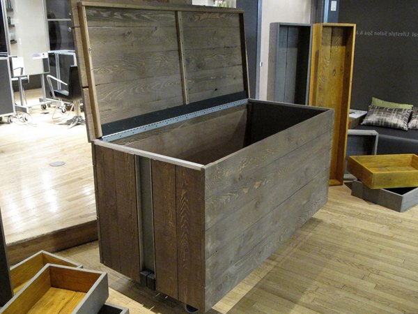 Coffre présentoir de produits, fabriqué sur mesure - 25point4