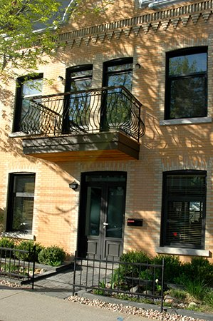 Rénovation d'un balcon en façade sur la rue Lanaudière - 25point4
