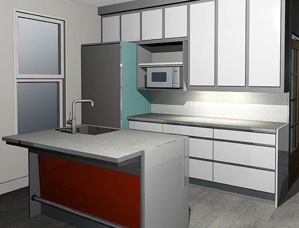 Rénovation intégale d'une cuisine (Centre-Sud) - 25point4