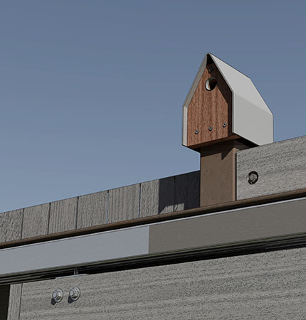 Portail entre cour et ruelle (Pointe-Saint-Charles, Montréal)