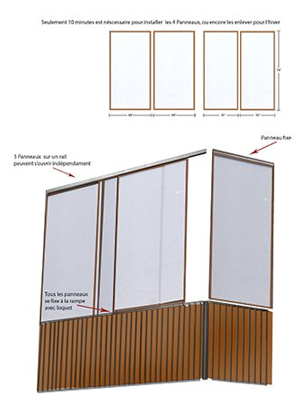 Panneaux d'intimité pour balcon - 25point4