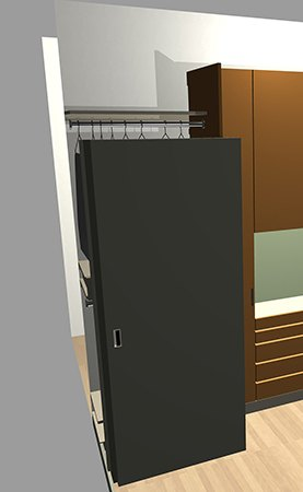 Aménagement de vestiaire et garde-robe - 25point4