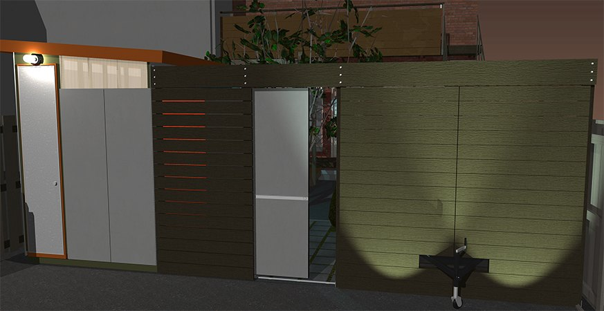 Conception et construction d'un atelier-cabanon intégrant une palissade