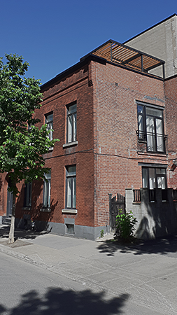 Terrasse aménagée sur le toit d'une résidence de la Rue Tupper - 25point4